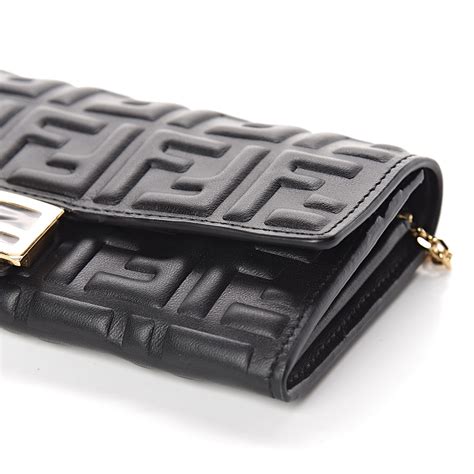 fendi wallet cheap womenz|fendi continental wallet with chain.